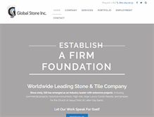 Tablet Screenshot of globalstoneinc.com